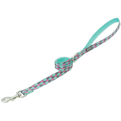Patterned Dog Leash, Honeycomb, 3/4" x 4