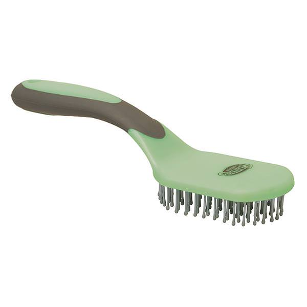 Mane and Tail Brush, Mint/Gray