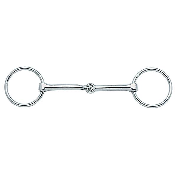 Draft Bit, 6" Snaffle Mouth, Stainless Steel