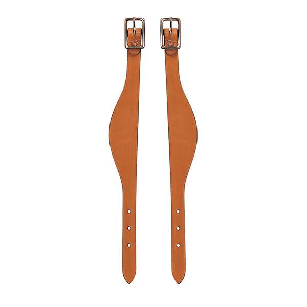 Bridle Leather Fender Hobbles, Flared