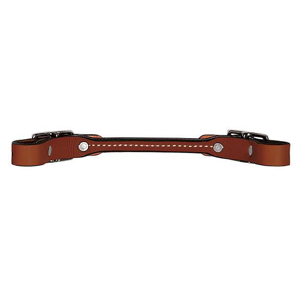 Bridle Leather Rounded Curb Strap, Brown