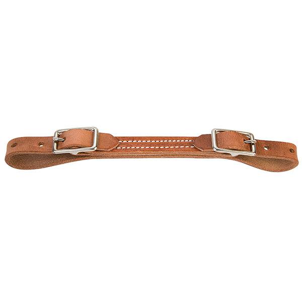 Flat Harness Leather Curb Strap