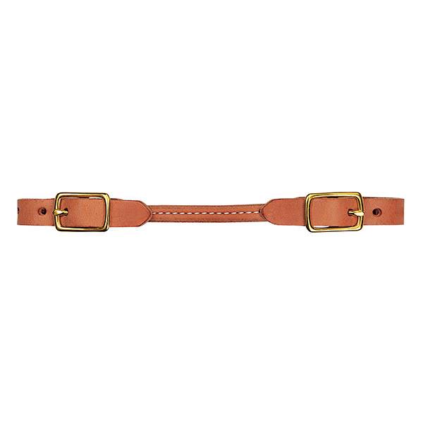 Harness Leather Rounded Curb Strap, Solid Brass Hardware - Weaver Leather  Equine – Weaver Equine