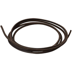 Chrome Tanned Leather Lace, Chocolate, 1/8" x 72"