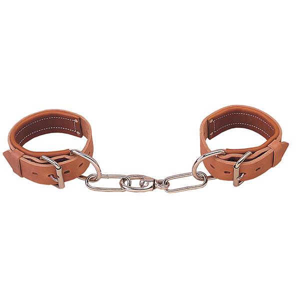 Weaver Leather Pastoia Regolabile A 3 Vie Per Cavallo - In Nylon Rivestito Con Fodera In Feltro E Ferramenta Nichelata, Marrone