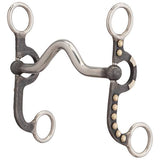 4-5/8" Pony Bit, Medium Port Mouth, Buffed Black