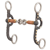 4-5/8" Pony Bit, 3-Piece Dogbone Mouth, Buffed Black