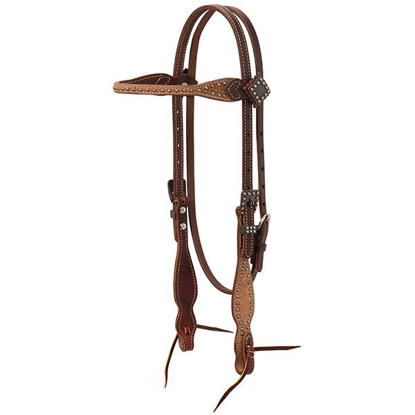 Rough Out Oiled Browband Headstall