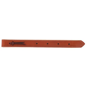Doubled & Stitched Off Billet with Nylon Insert, Chestnut