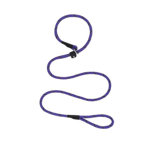 Rope Slip Lead, 1/2" x 4, Purple