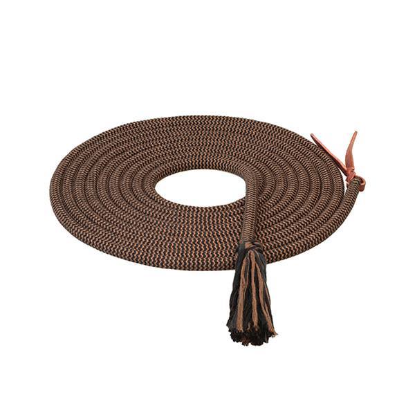 EcoLuxe<sup>&trade;</sup> Round Mecate, Brown/Black, 1/2" W x 22 L