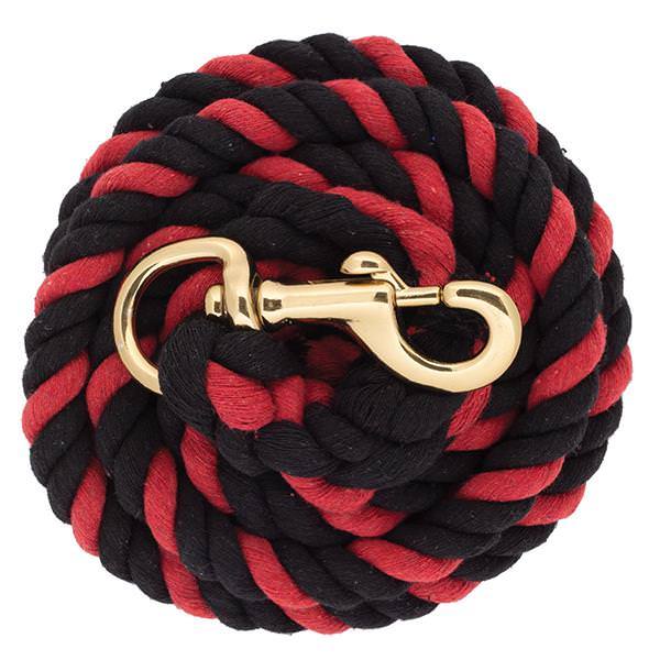 Color Cotton Lead Rope with Brass Plated 225 Snap