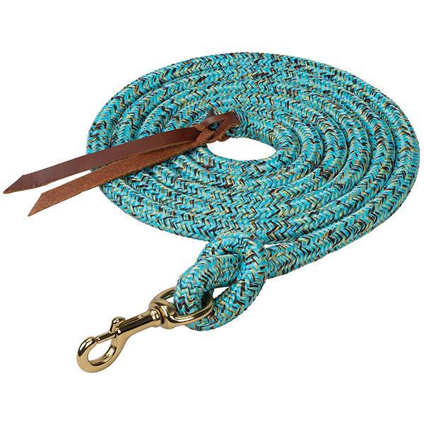 thumbnail image 2 of Mustang Manufacturing Tan & Cream Poly Lead Rope, 5/8-In X 9-Ft 2 of 11