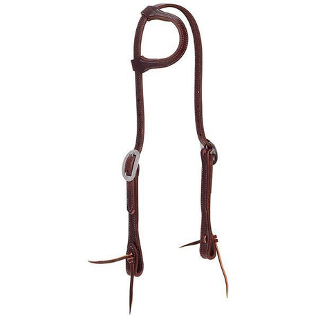 Synergy® Burgundy Latigo Leather Performance Headstall