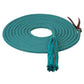 EcoLuxe<sup>&trade;</sup> Bamboo Round Mecate, Turquoise/Charcoal
