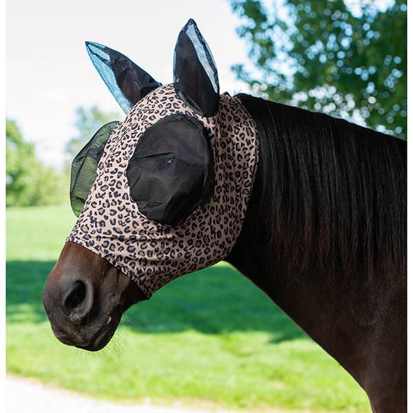 Lycra<sup>&reg;</sup> Fly Mask, SM, Sahara Leopard
