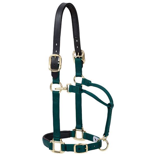 Breakaway Original Adjustable Chin and Throat Snap Halter, SM, Hunter Green