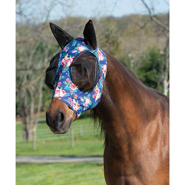 Lycra<sup>&reg;</sup> Fly Mask, SM, Floral Watercolor