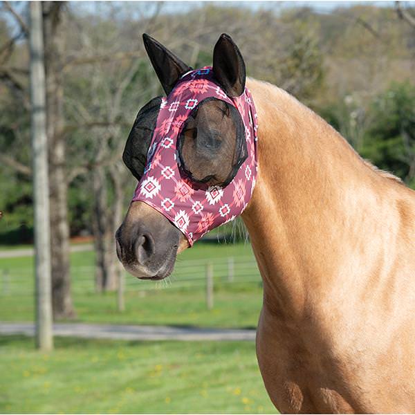 Lycra<sup>&reg;</sup> Fly Mask, SM, Plaid Aztec