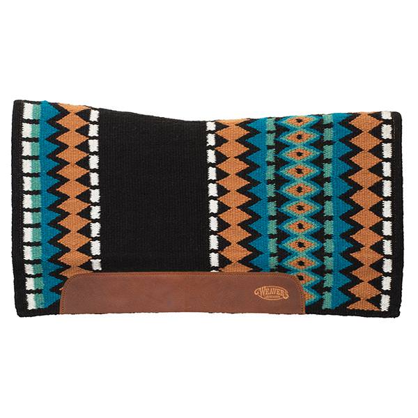 Flex Contour Wool Blend Felt, Black/Turquoise/Buckskin/WH, 3/4", 33" x 38"