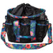 Mesh Grooming Bag, Floral Watercolor/Black