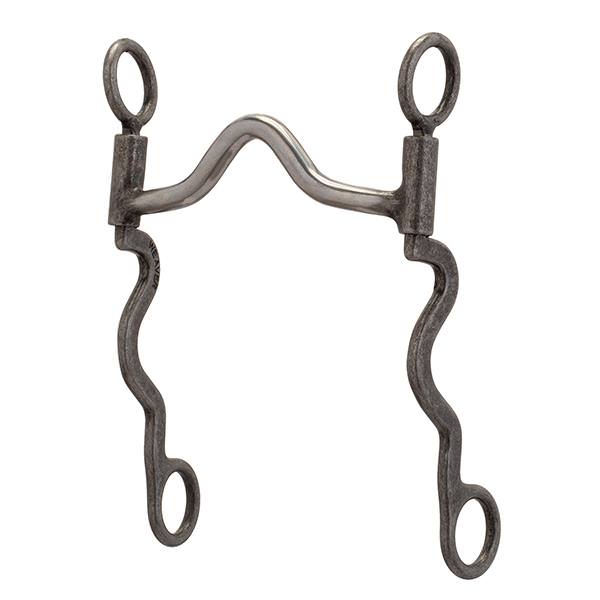 Pro Series Long 8-1/4" Cheek Horse Bit, Sweet Iron Port