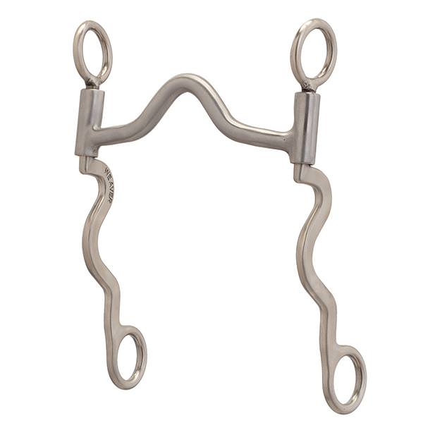 Pro Series Long 8-1/4" Cheek Horse Bit, Sweet Iron Port