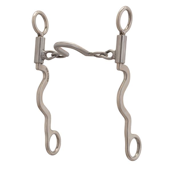 Pro Series Long 8-1/4" Cheek Horse Bit, Sweet Chain/Port