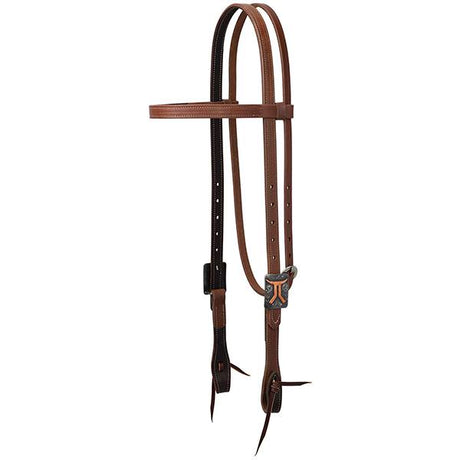 Smarty x Synergy® Latigo Lined Oil Harness Leather Headstall