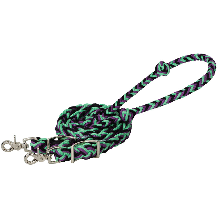 EcoLuxe<sup>&trade;</sup> Flat Barrel Reins, 3/4" x 8