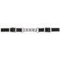 Nylon Curb Strap with 3-1/2" Flat Link Chain