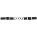 Nylon Curb Strap with 3-1/2" Flat Link Chain