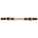 Nylon Curb Strap with 3-1/2" Flat Link Chain