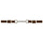 Heavy-Duty Nylon Curb Strap with 4-1/2" Single Link Chain
