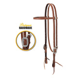 Synergy® Latigo Leather Lined Headstall with Floral Designer Hardware